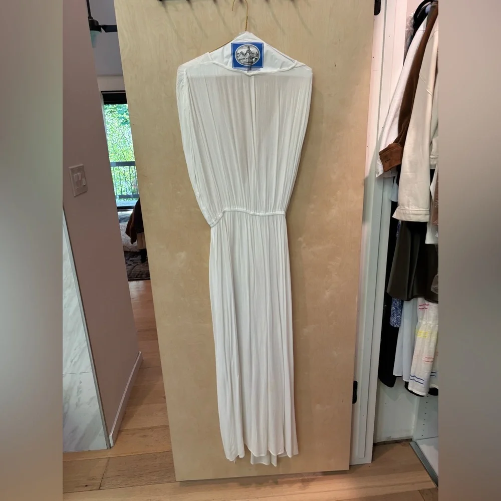 White maxi cover up